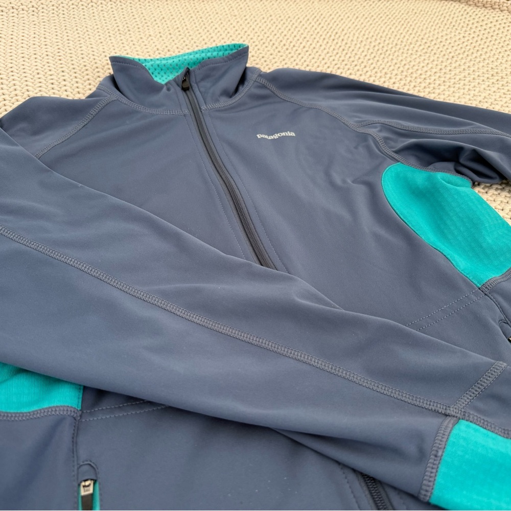 Patagonia Wind Shield Hybrid Jacket | Women’s Small | Blue and Teal - Picture 3 of 9